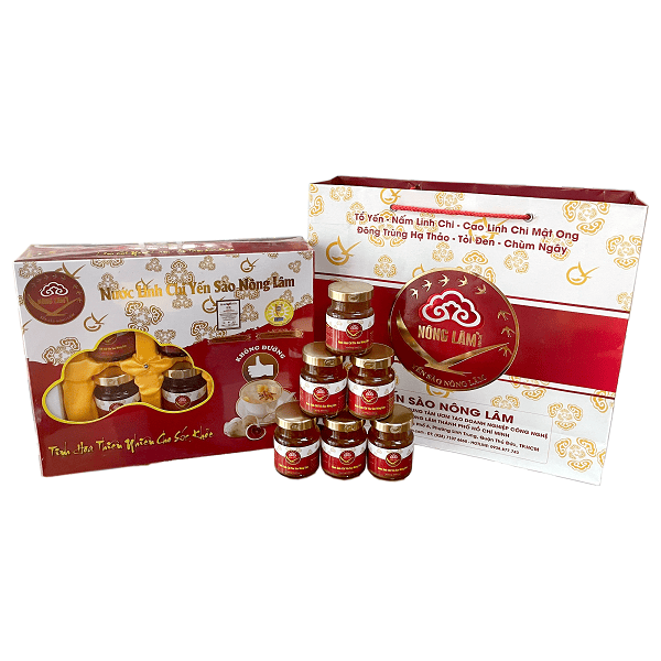 1-3.png Nước Linh Chi Yến Sào Nông Lâm Không Đường 6 Lọ - Image 1
