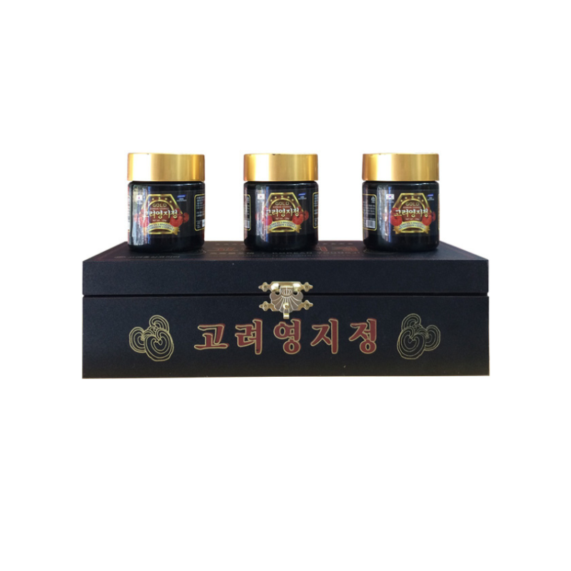 113.png Cao linh chi Hàn Quốc 100% nguyên chất cao cấp hộp gổ đen 3 lọ x 120gr - Image 1