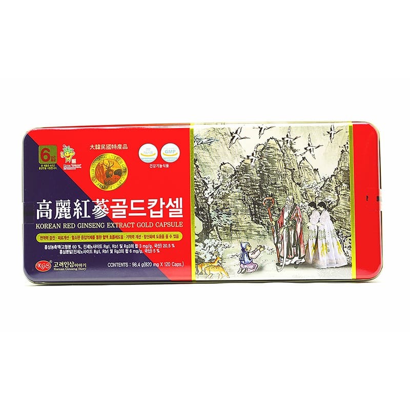 18.jpeg Viên hồng sâm KGS nhung linh chi hộp thiếc 120 viên x 820mg - Image 1