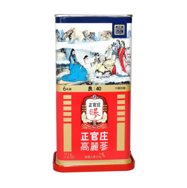 22.png Sâm củ khô KGC 37,5g số 40 hộp thiếc 3 củ hồng sâm Chính phủ Cheong Kwan Jang - Image 1