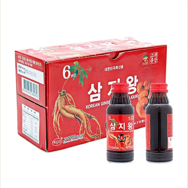 2bf2814200a24aed8975809c5d039c74_785742ec08f04bae832af964cbafcf43_grande.jpg Nước Hồng Sâm Linh Chi KGS (100ml x 10chai) - Image 1