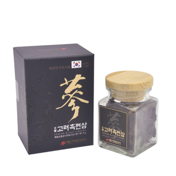 Hắc sâm củ khô Daedong thái lát hộp x 75gr