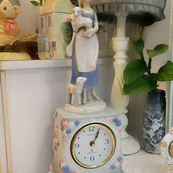 Andersen Ceramic Doll Table Clock
