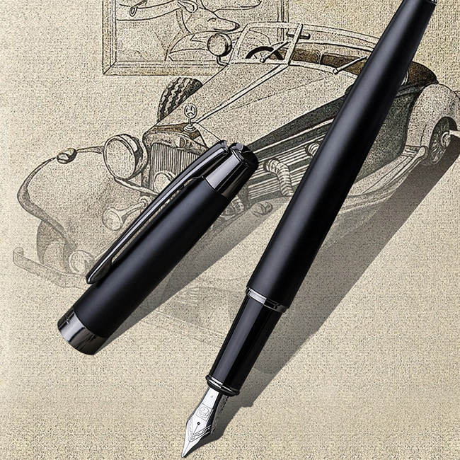 920_9_cp1.jpg Bút máy Picasso 920 F(Black) -Mougins cổ điển - Image 1