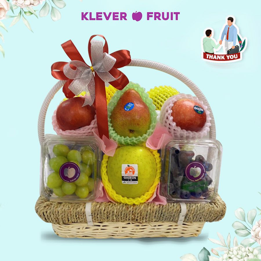 999l_42fe16b07b4c49949a10ccab04a6967f_master.jpg Giỏ quà cảm ơn Đối tác/ Đồng nghiệp - 03 - Quà Trái Cây - Klever Fruit - Image 1