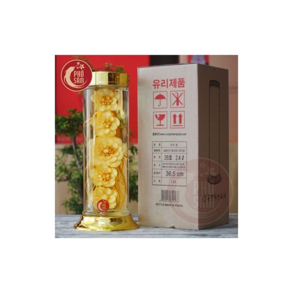 Bình ngâm hoa sâm 2,4L bình số 26 bình trụ nhỏ