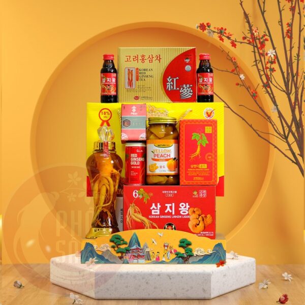 Giỏ Quà Tết Cao Cấp Sức Khoẻ CBMIX12-B5-G1550