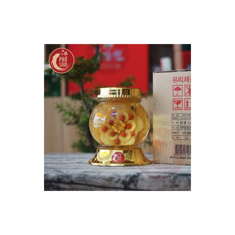 anh-dai-dien-hoa-sam-14lit-binh-so50.jpg Bình ngâm hoa sâm kỷ tử táo đỏ 1,4 lít bình số 50 tỉa hoa hồng - Image 1