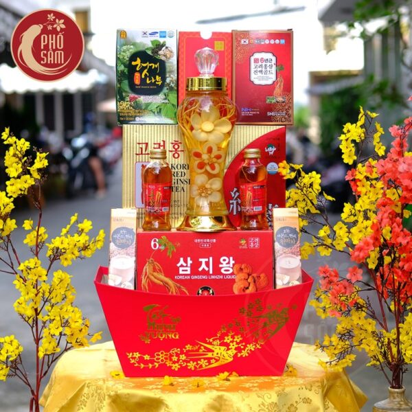 Giỏ Quà Tết Sức Khoẻ Hồng Sâm NPS54 - G2150