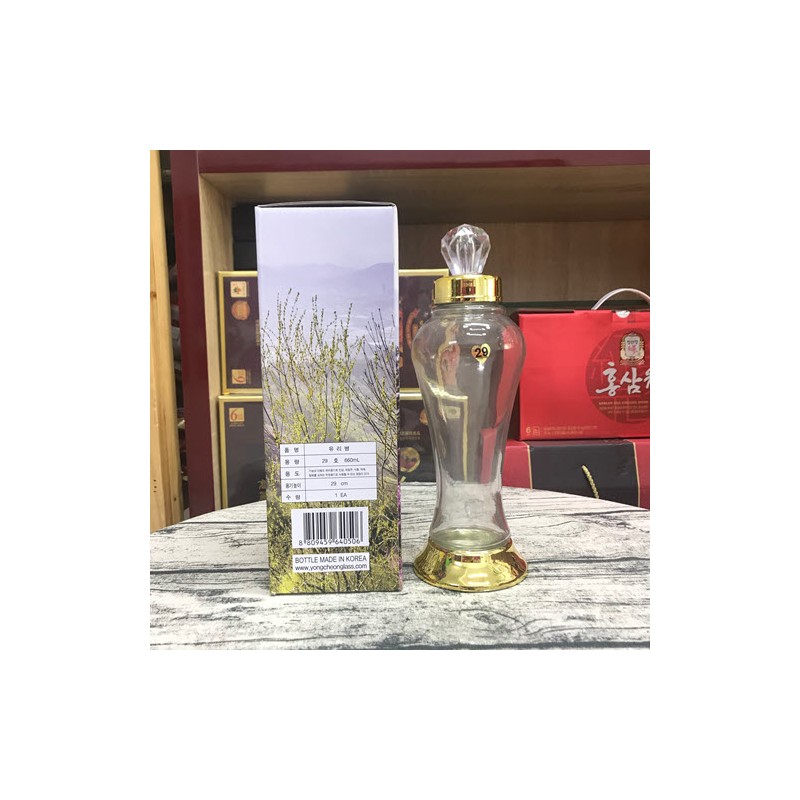 binh-ruou-sam-han-quoc-660ml-so-29__1_.jpg Bình ngâm rượu sâm Hàn Quốc 660ml số 29 - Image 1