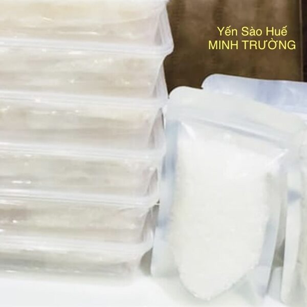 Yến tươi làm từ 100gram yến thô đặc biệt AAA