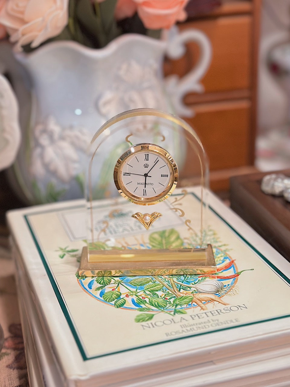 db1b851b2151f60faf40.jpg Mikimoto Small Clock - Image 1