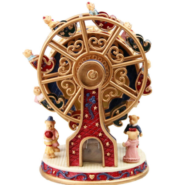 Ferris Wheel with Teddies Music Box