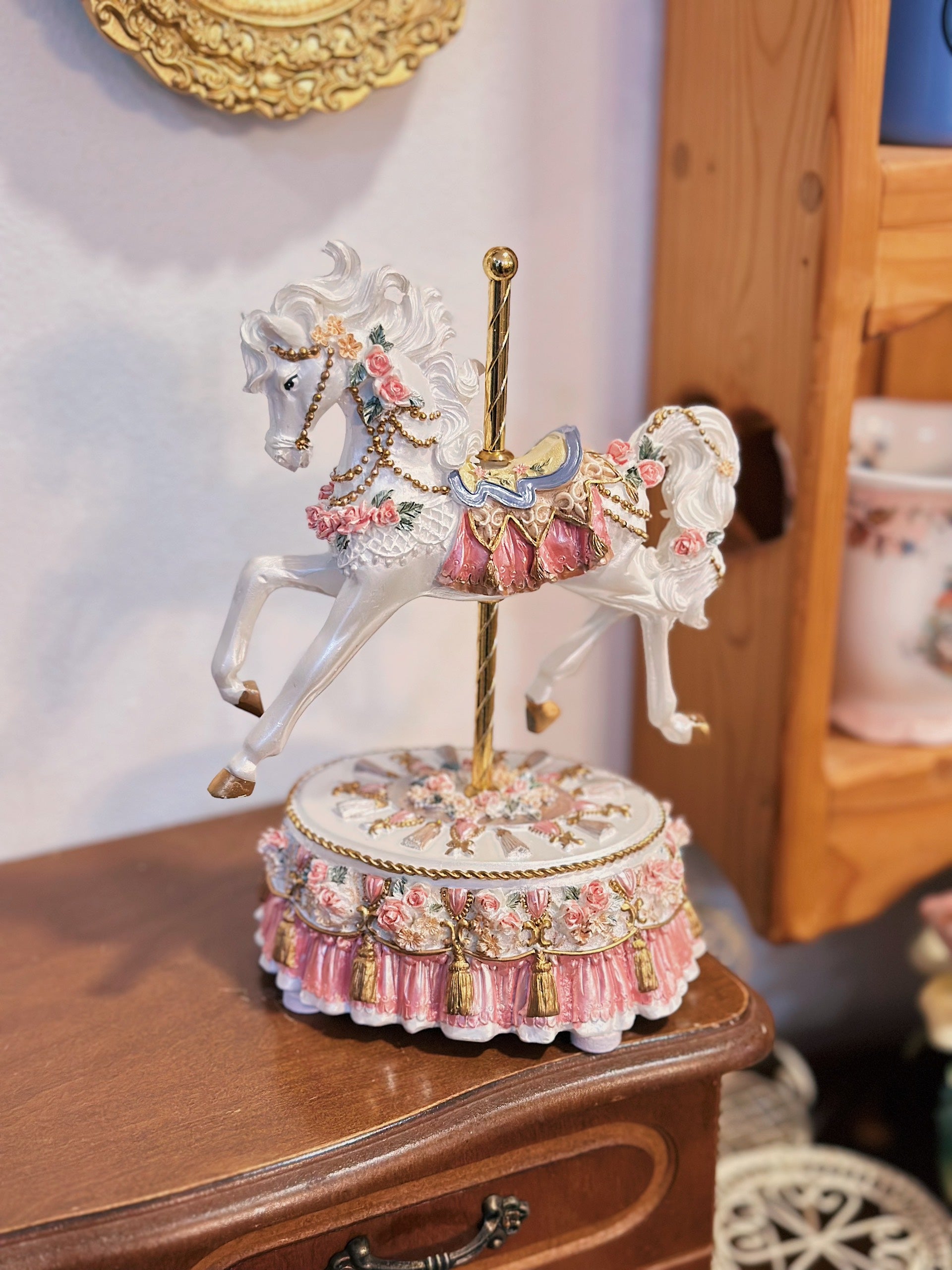 f4912b3d692abe74e73b12_77158ed8-b252-48ca-87eb-f1b91a4ad559.jpg Carousel Horse Music Box - Image 1