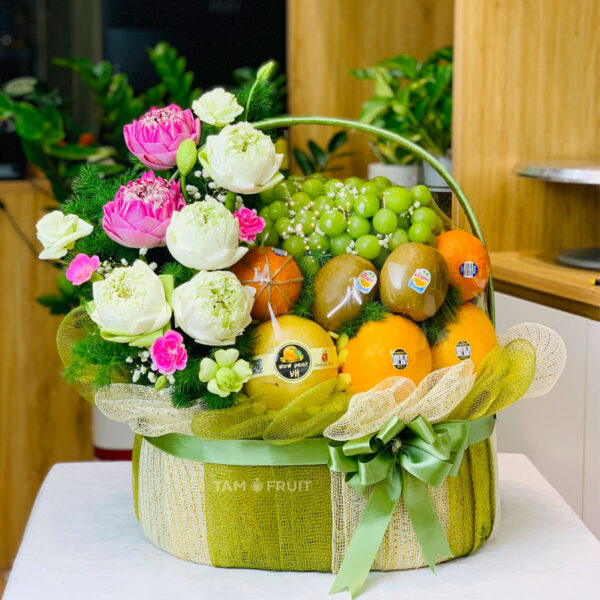 Giỏ hoa quả thắp hương ht57