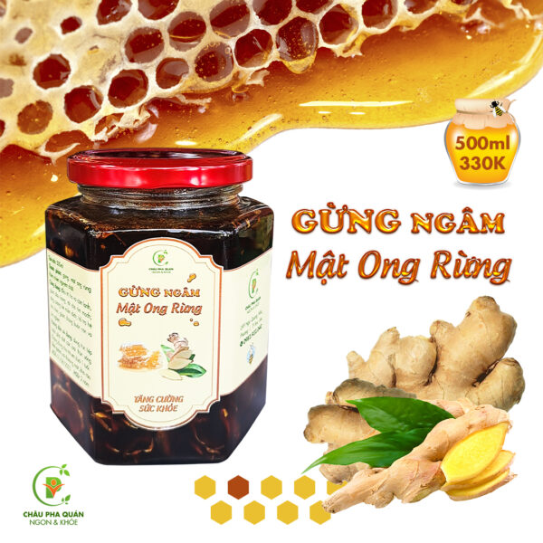 Mật Ong Ngâm Gừng 500ml