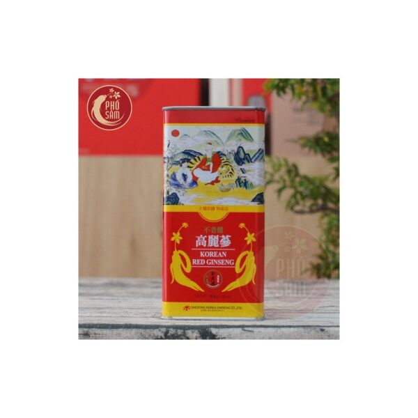 Sâm củ khô Daedong 75g hộp thiếc hồng sâm hàn quốc