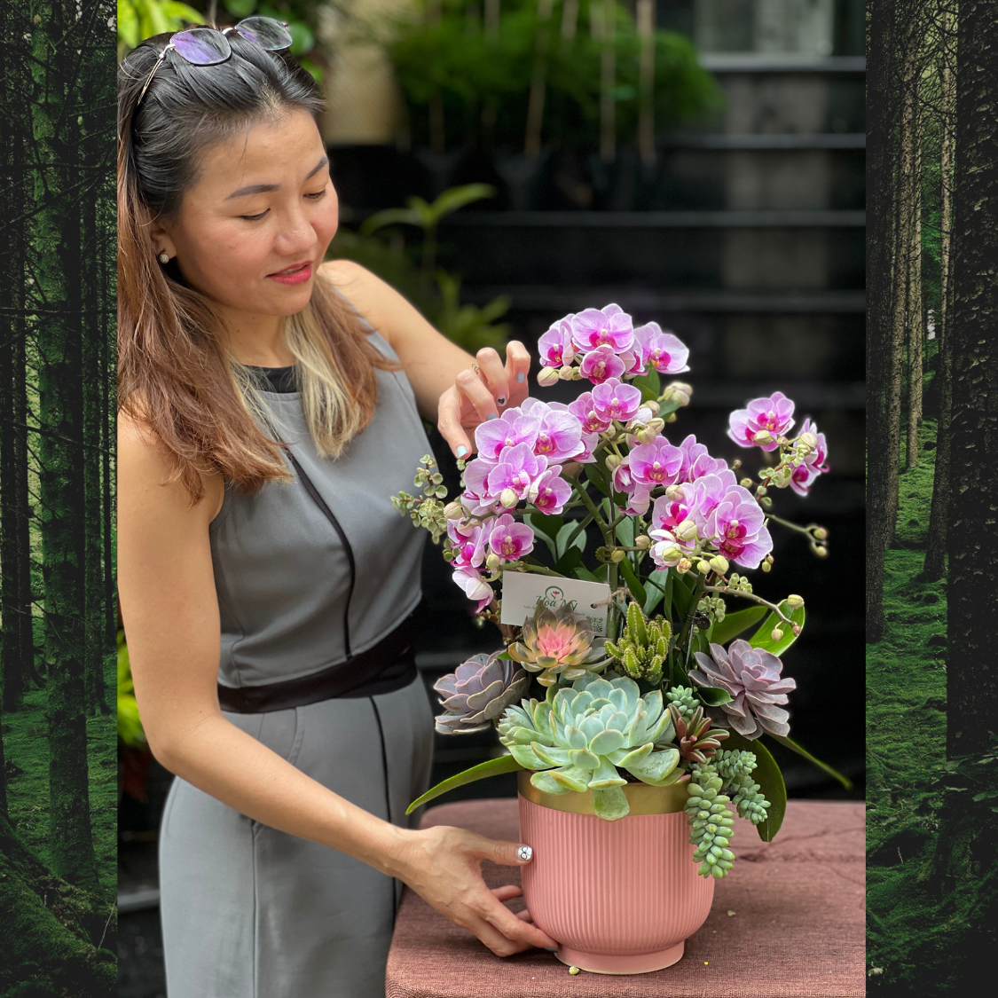 lan-ho-diep-mini-de-ban-1.png Chậu Lan Hồ Điệp Nhỏ Để Bàn Mix Sen Đá – Giải Pháp Giảm Stress Hiệu Quả Cho Bàn Làm Việc - Image 1
