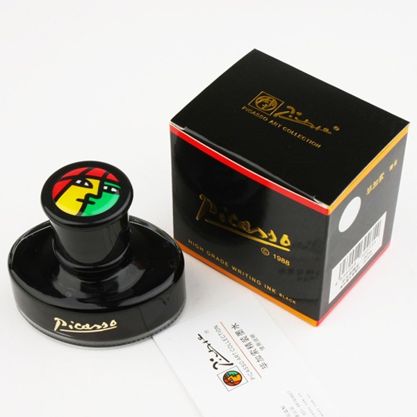 muc-PS.jpg Lọ mực Picasso xanh dành cho bút máy - Image 1