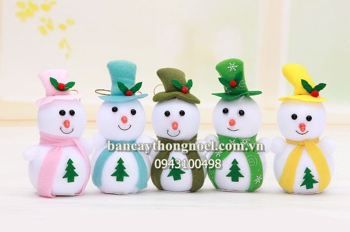 nguoi_tuyet_vai.jpg Người tuyết để bàn xinh xắn (15cm) - Image 1