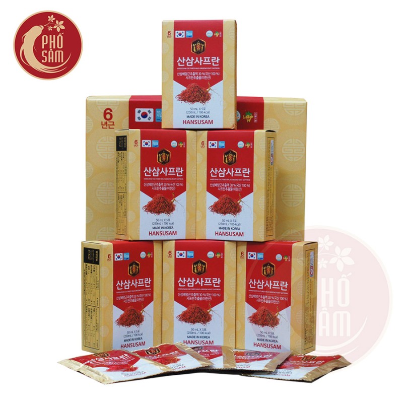 nuoc-chiet-xuat-hong-sam-nui-nhuy-hoa-nghe-tay-saffron-hansusam-hop-30-goi-x-50ml-dai-dien.jpg Nước chiết xuất hồng sâm núi nhụy hoa nghệ tây Saffron Hansusam hộp 30 gói x 50ml - Image 1