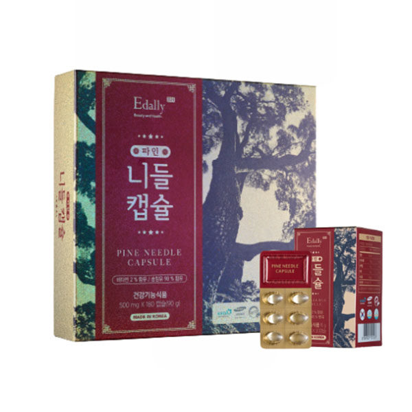 tinh-dau-thong-do-edally-pine-needle-capsule-han-quoc.jpg Tinh Dầu Thông Đỏ Hàn Quốc Edally Pine Needle Capsule - Image 1