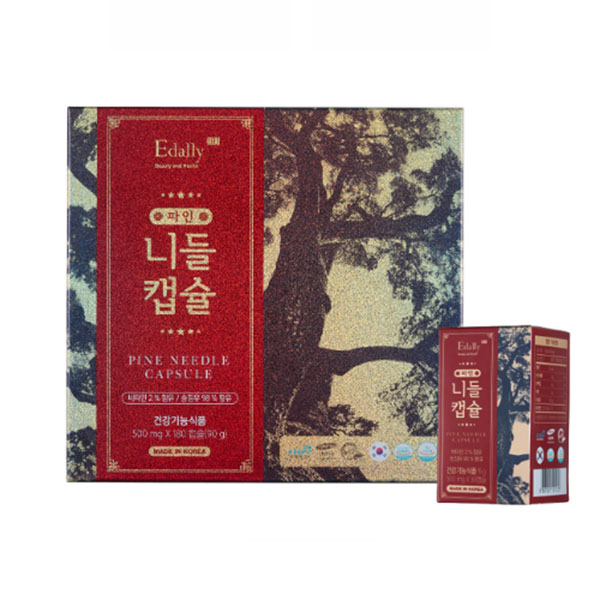 tinh-dau-thong-do-han-quoc-edally-pine-needle-capsule-chinh-hang2.jpg Tinh Dầu Thông Đỏ Edally Pine Needle Capsule Hàn Quốc - Image 1