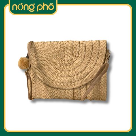 upload_90cf16a238bc4787bd12d1f3c9b1dfe4_large.jpg Túi cói tròn Dẹt DaLatDecor thủ công cao cấp, thiết kế tinh tế - Image 1