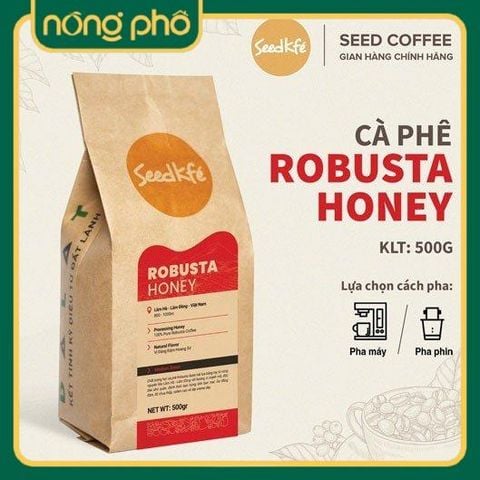 upload_bfa075296cb04de98f8eae7a23b98406_large.jpg Cà Phê Hạt Robusta Honey (500gr) - Image 1