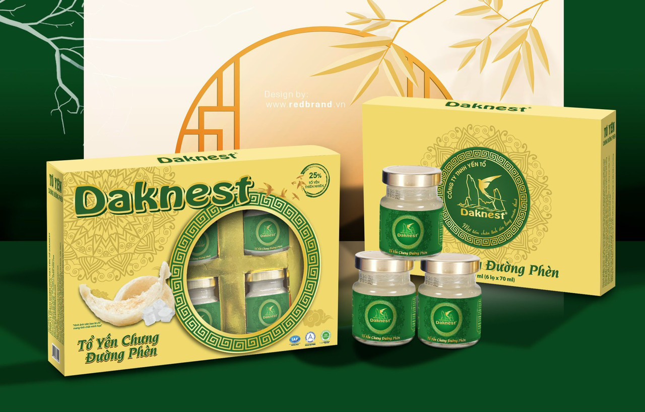 z4338363528214_95a255c669d1052ae120a5d30626eead.jpg Yến hũ Daknest 25% – Đường phèn Lốc 6*70ml - Image 1