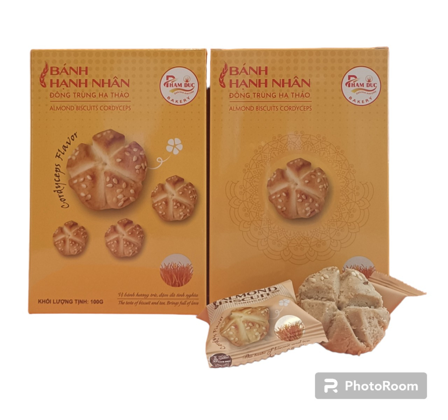 z4979596021807_5d301bb666ef042056d59129562b90a6-1704352595.jpg Bánh Hạnh nhân Đông Trùng Hạ Thảo - Image 1