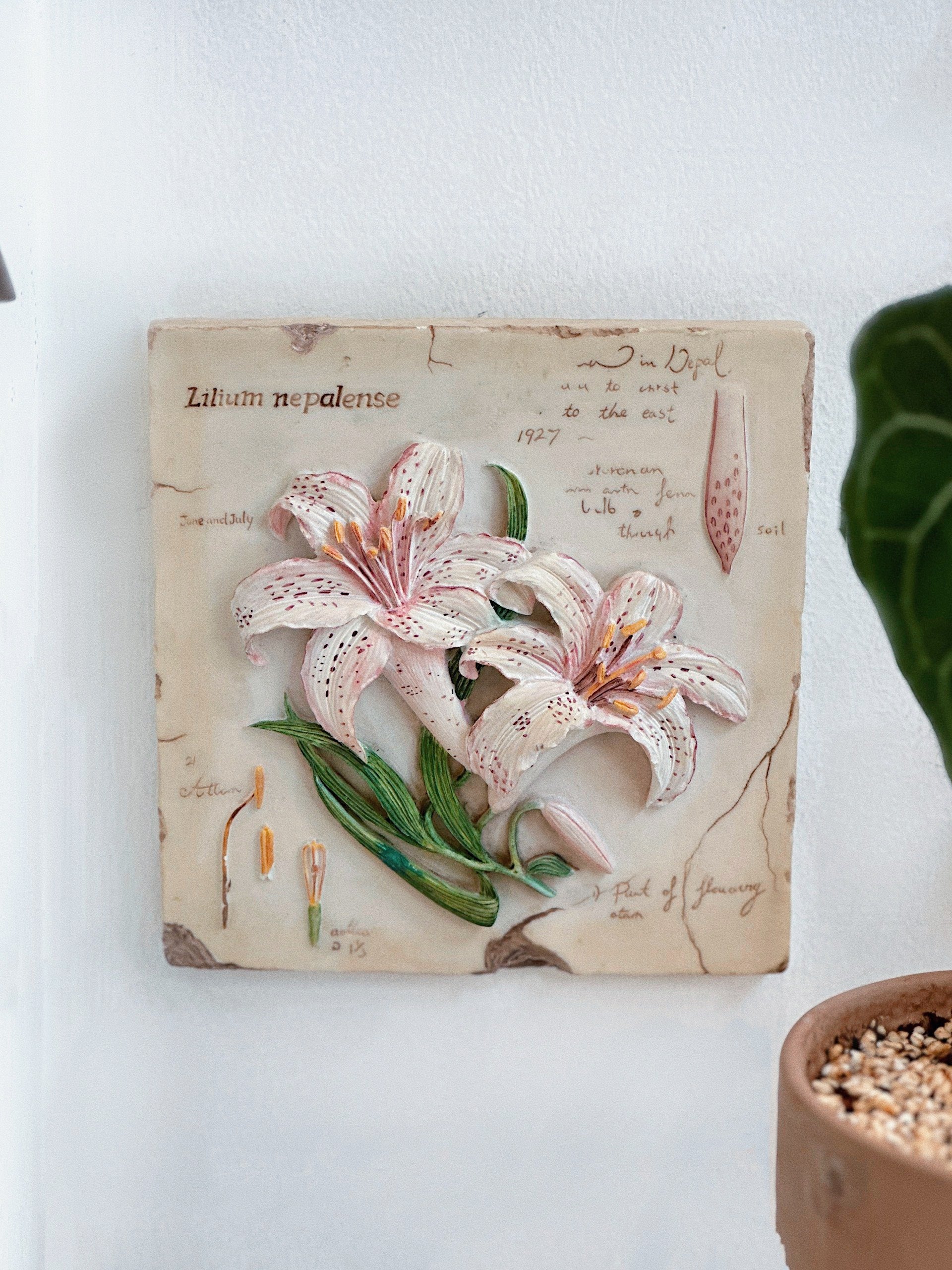 z5215305610926_0fbbf6ac90068d023adf3b1b0ec5d94f.jpg Khung tranh hoa lily - Image 1