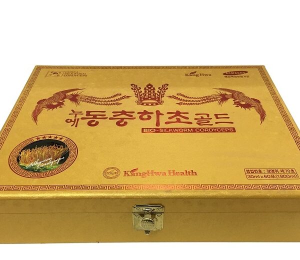 NƯỚC ĐÔNG TRÙNG HẠ THẢO HỘP GỖ VÀNG