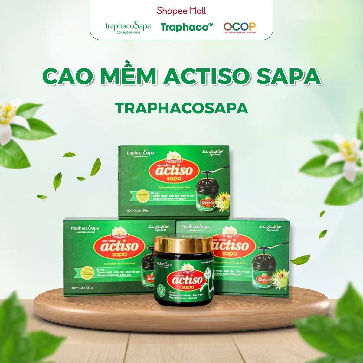 2_40b210f7f6f3449a9f7afb7c38699169_master.jpg Cao Mềm Atiso Sapa TRAPHACOSAPA Loại Đậm Đặc Actiso OCOP 4 Sao Hỗ Trợ Gan Giảm Nám Dị Ứng 130gr - Image 1