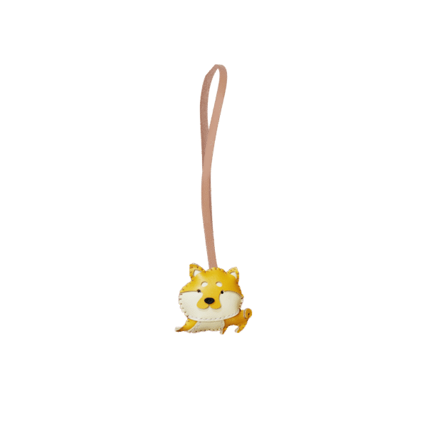 Móc Khóa Da Chú Chó Shiba