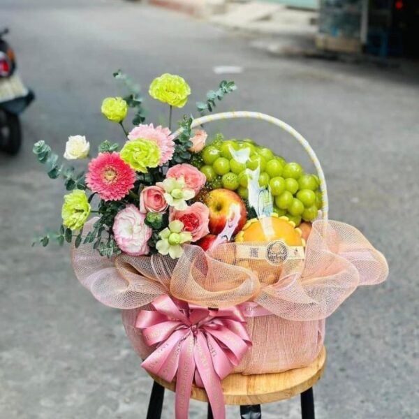 Giỏ Hoa Quả Chúc Mừng Khai Trương 50