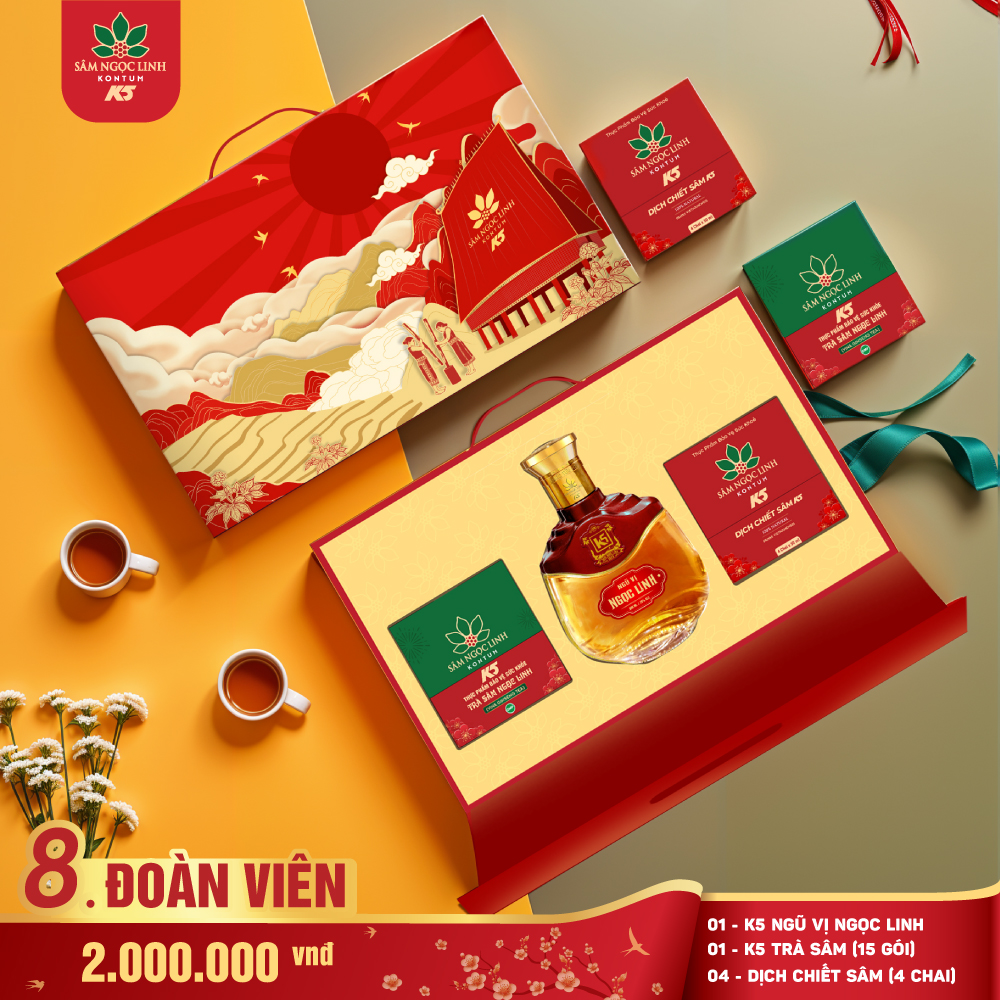 Doan-Vien-2025-Frame.jpg Hộp Quà Đoàn Viên 2025 (Rượu K5 + Dịch + Trà15) - Image 1