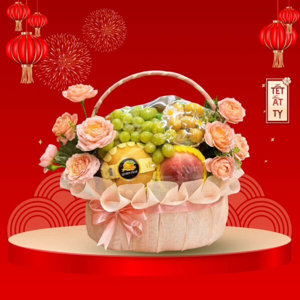 Giỏ hoa quả Tết GT2511
