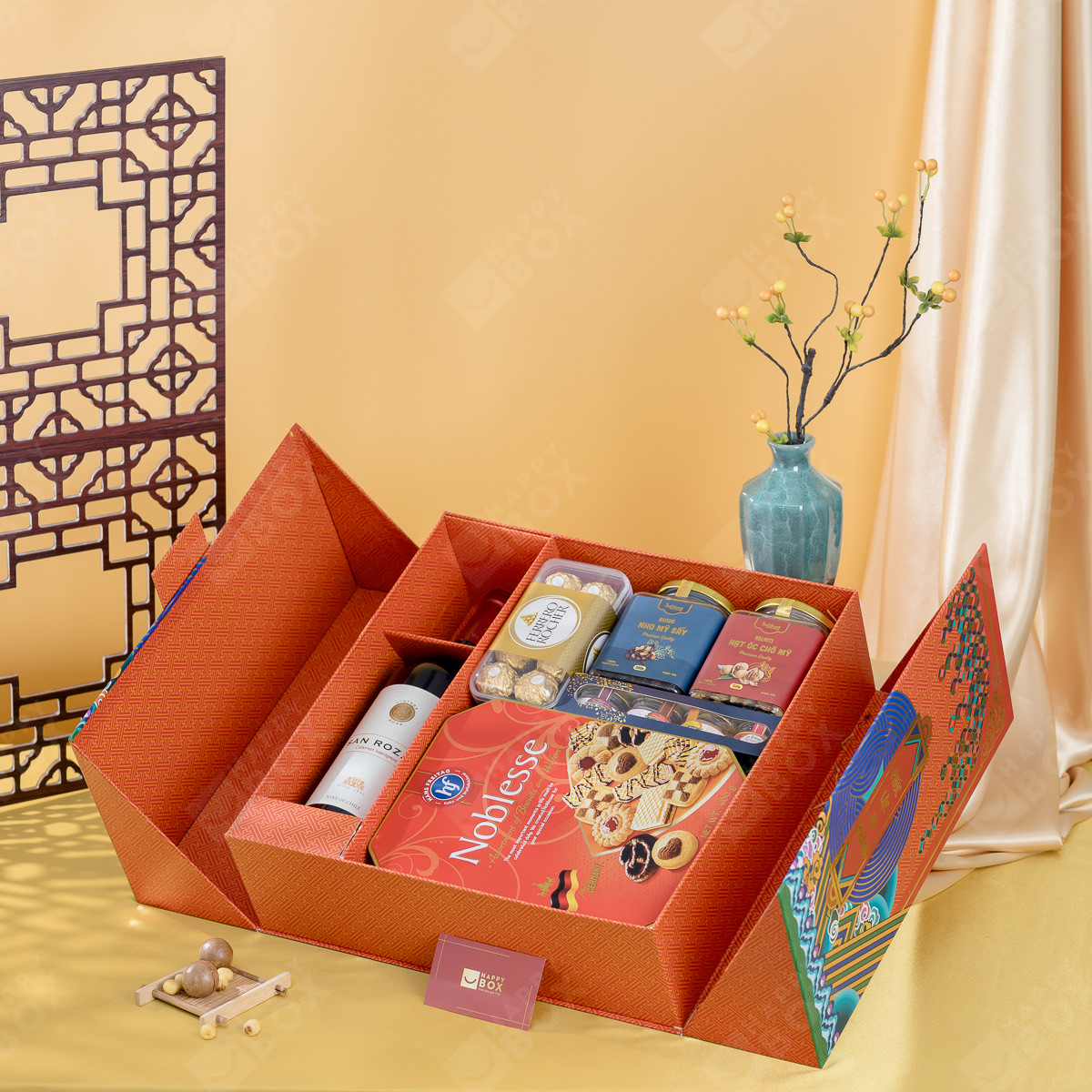 Hop-qua-Tet-cao-cap-Happybox-Tet-Doan-Vien-HPH1871.jpg Hộp quà Tết Happybox Tân Xuân Phúc Lộc HPH187 - Image 1