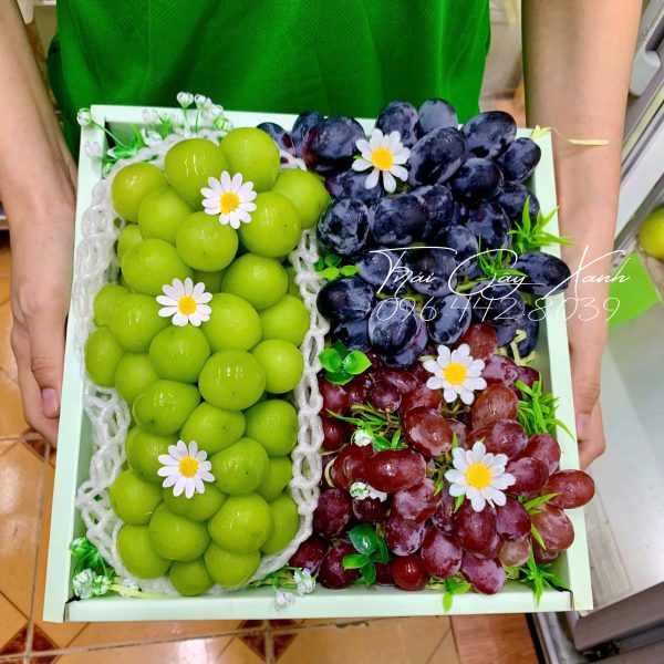 Khay-Nho-Tuoi-Lam-Qua-Tang-600x600-1.jpg Khay Nho Tươi Làm Quà Tặng - Image 1
