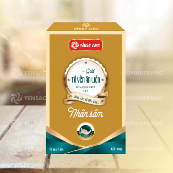 Tổ yến ăn liền Gold – vị Nhân sâm 10g