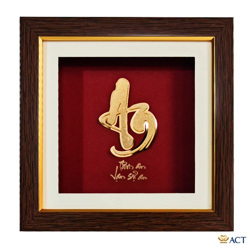 act-2020-0008_9269febdacb7437ca7a0505b4e0128e6.png Quà tặng Tranh Chữ An dát vàng 24k ACT GOLD ISO 9001:2015 - Image 1
