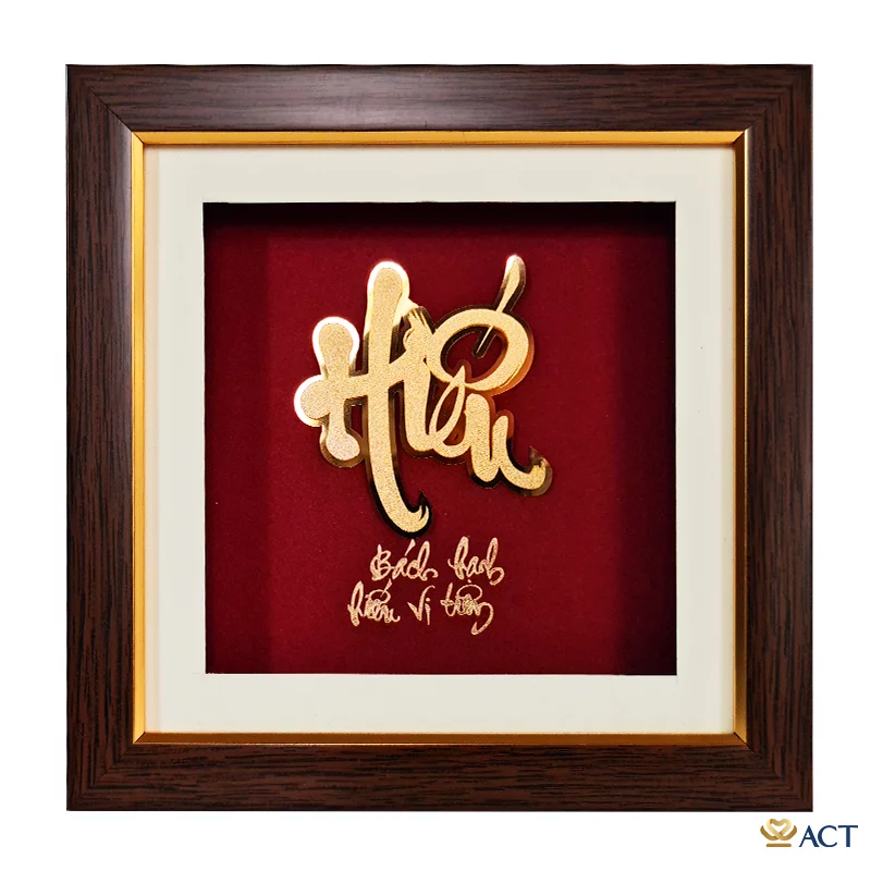 act-2020-0017_630250425bcc48d8b89a62da656a5e51.png Quà tặng Tranh Chữ Hiếu dát vàng 24k ACT GOLD ISO 9001:2015 - Image 1