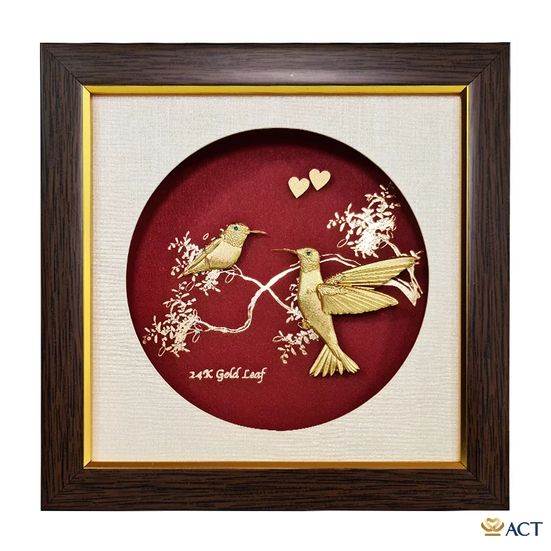 act-2020-0056_4217555d4e5645b0a757505bee96114c.png Quà tặng Tranh Đôi Chim Ruồi dát vàng 24k ACT GOLD ISO 9001:2015 - Image 1