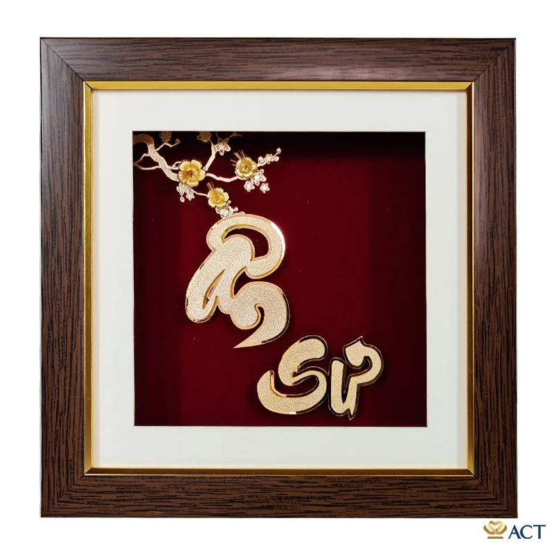 act-2020-0059_05a30b3735b643e4a2ca41daae672668.png Quà tặng Tranh Chữ Ân Sư dát vàng 24k ACT GOLD ISO 9001:2015 - Image 1