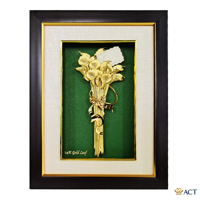 act-2026-0006_10100558edd94404ba63cc0f82c2759e.png Tranh Bó Hoa Rum dát vàng 24k ACT GOLD ISO 9001:2015 - Image 1