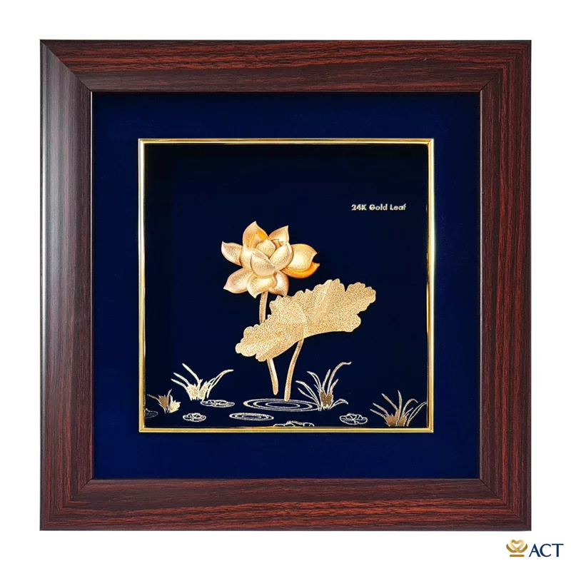 act-2626-0003_043e14c30c9244c6b229f2b7729b5c16.png Tranh Hoa Sen dát vàng 24k ACT GOLD ISO 9001:2015 (Mẫu 7) - Image 1