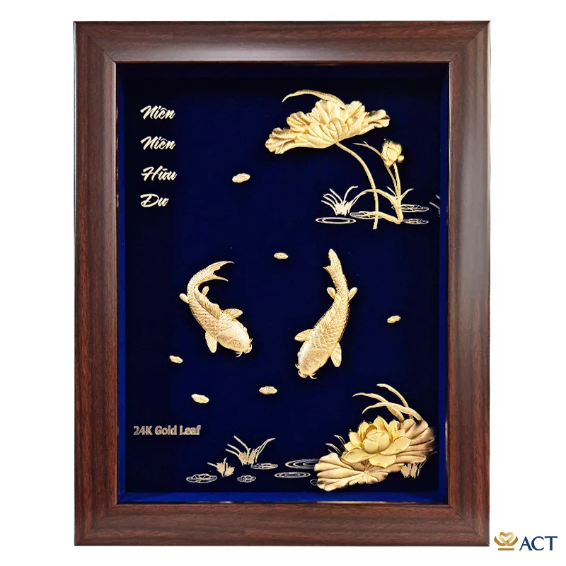 act-2734-0021_6007a4c61c66413db49aa591be7fecfb.png Quà tặng tranh Cá Chép Hoa Sen dát vàng 24k ACT GOLD ISO 9001:2015 (Mẫu 5) - Image 1