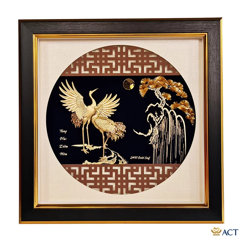act-3535-0017_3693183acde04c8e99e248754f1eb344.png Quà tặng tranh Đôi Chim Hạc dát vàng 24k ACT GOLD ISO 9001:2015 (Mẫu 2) - Image 1
