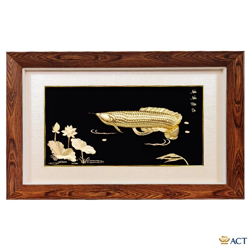 act-3658-0019_7faeb93bf7e14b87b09fa730685e7c1b.png Tranh Cá Rồng dát vàng 24k ACT GOLD ISO 9001:2015 (Mẫu 6) - Image 1